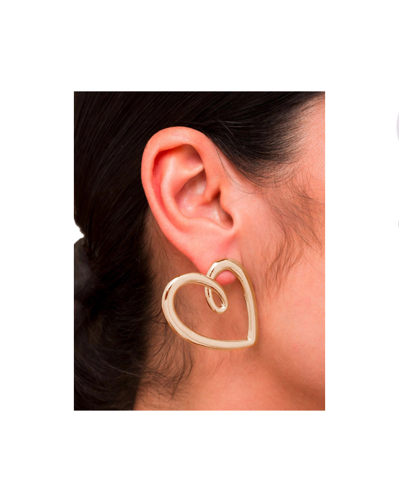 FINDING LOVE STUDS-GOLD