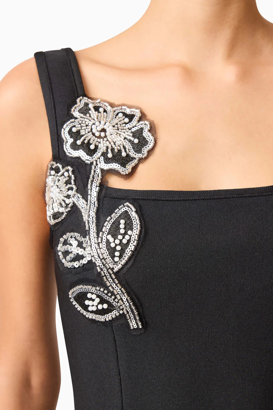 SOLEIL MINI DRESS-BLACK