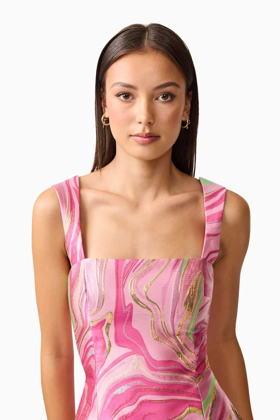 MIRELLA MINI DRESS-PINK/MULTI