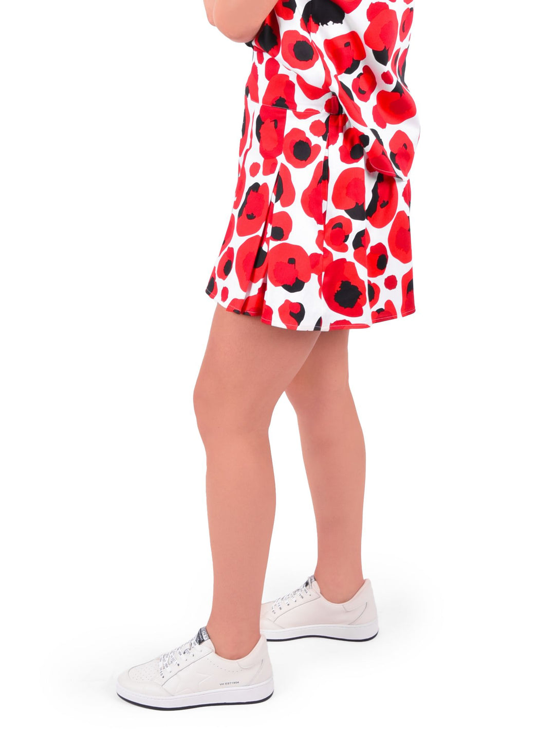 PARTY SHORT-RED COLLEGIATE CHEETAH