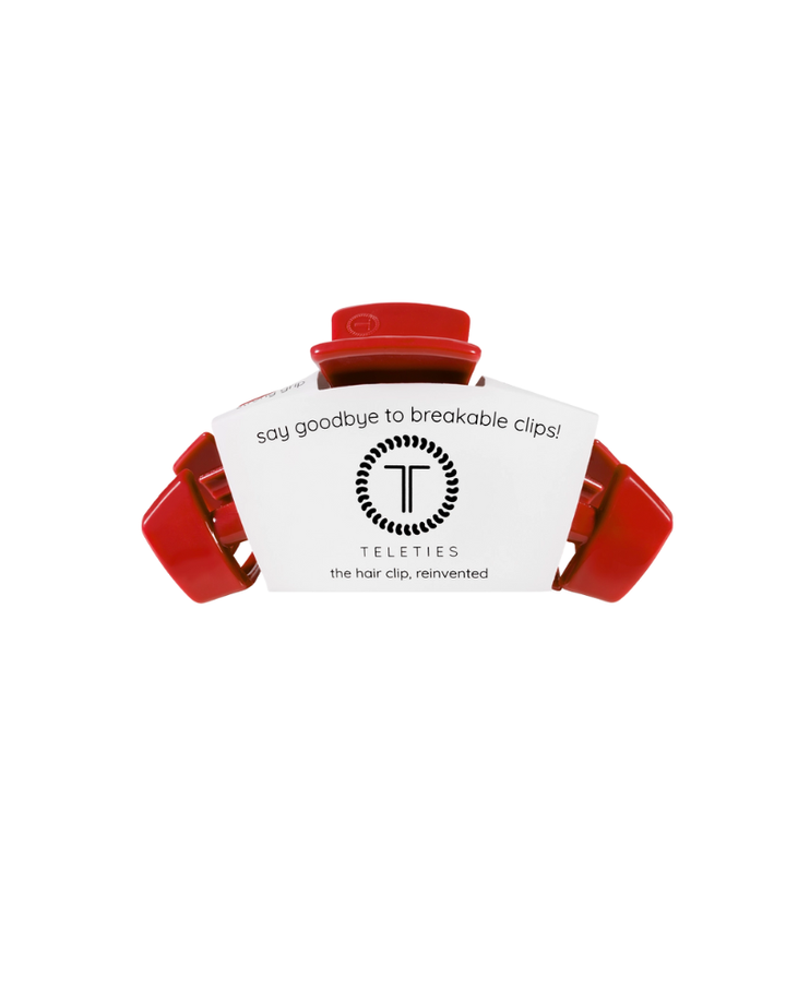 medium red hair claw clip