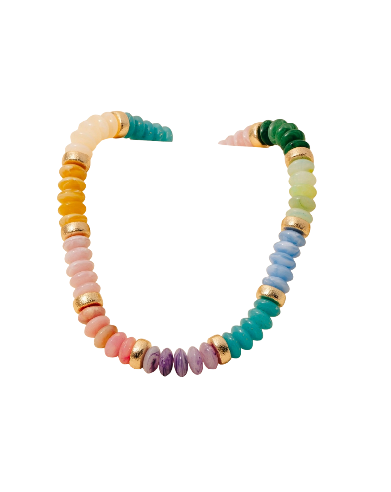 Multicolored beaded necklace