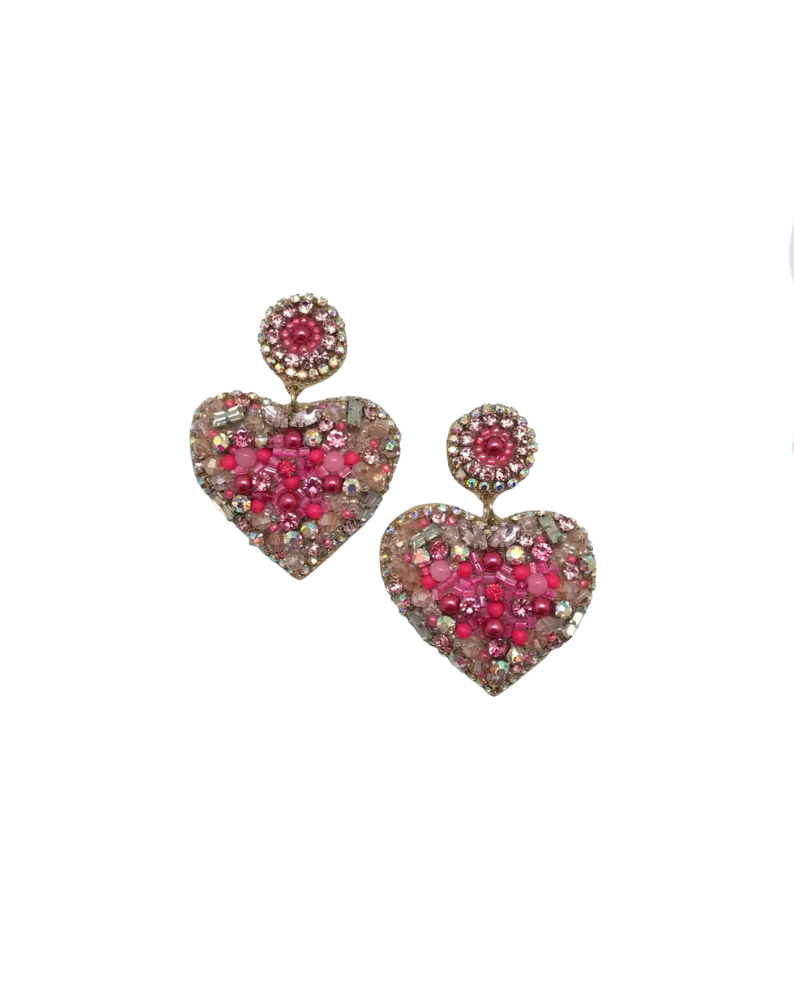 KIT HEART DROP EARRINGS