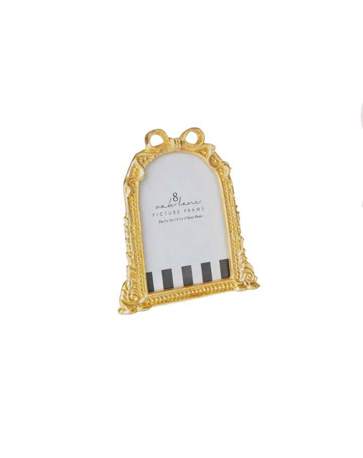 GOLD RIBBON PICTURE FRAME
