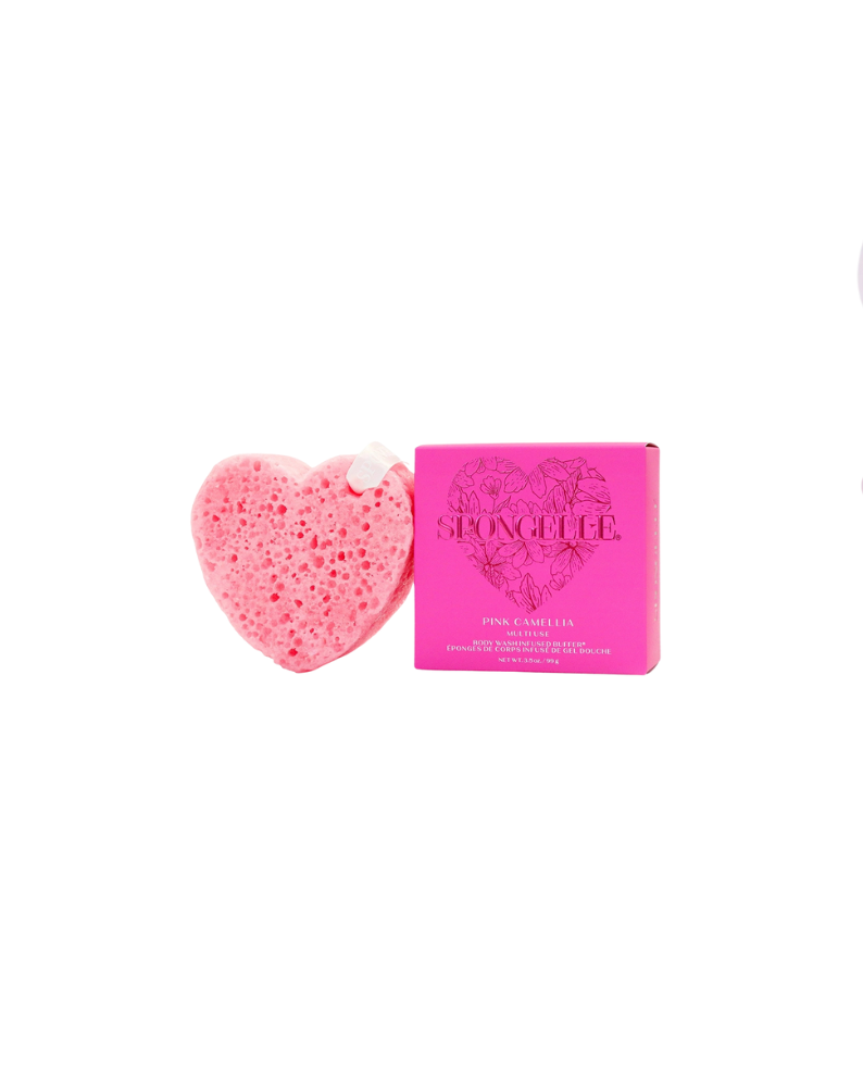 HEART BODY BUFFER-PINK CAMELIA