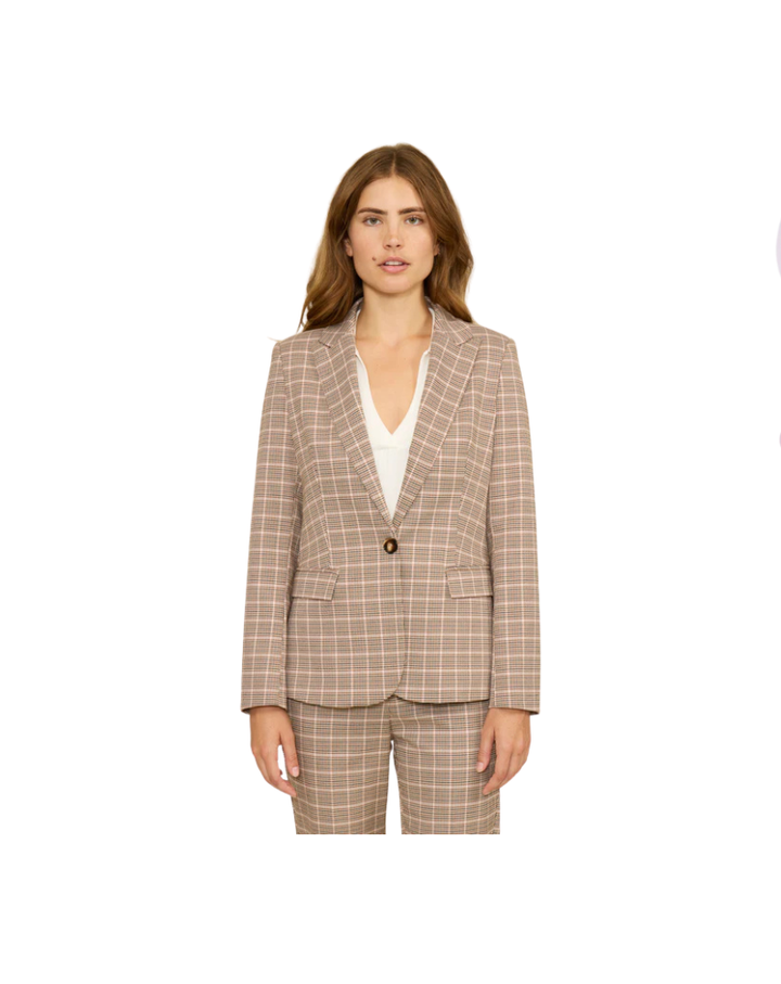 ELLA BLAZER-PINK/MULTI