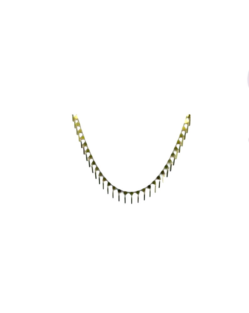 FRAY NECKLACE-18K GOLD PLATED