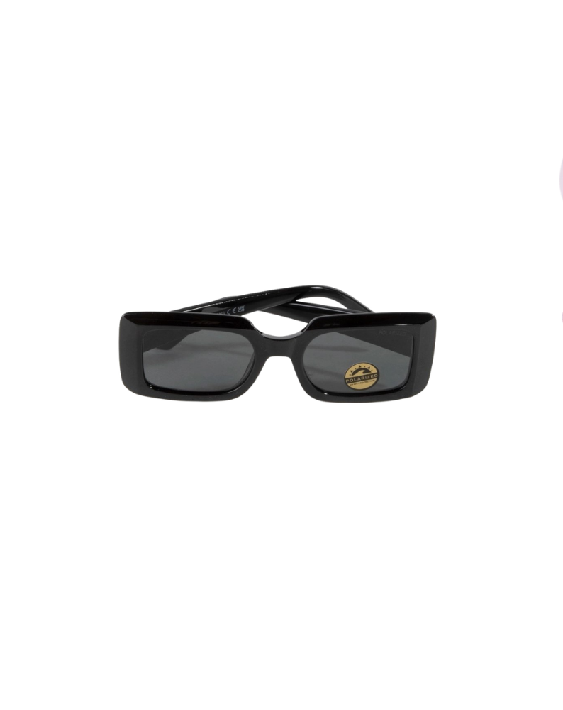 POLARIZED RECTANGLE SUNGLASSES-BLACK