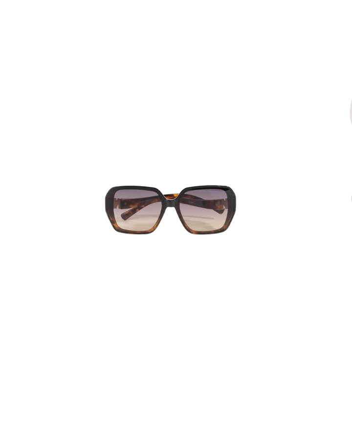 OVERSIZED SQUARE ACETATE SUNGLASSES-OMBRE LENS