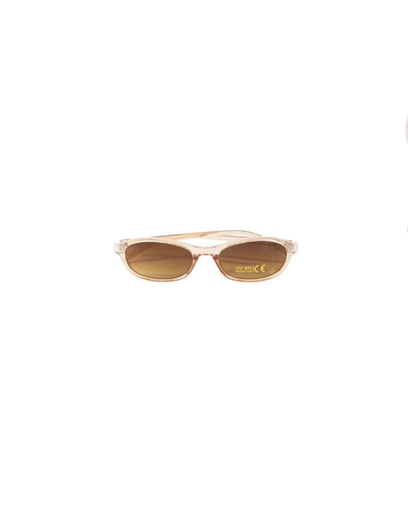 OVAL ACETATE SUNGLASSES-PINK