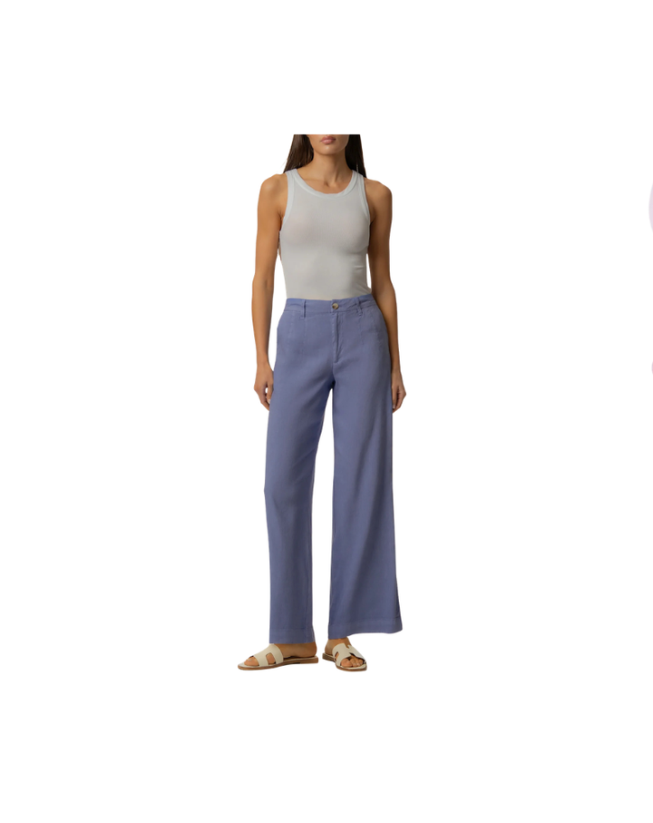 MEG HIGH RISE WIDE STRAIGHT LEG-CORNFLOWER