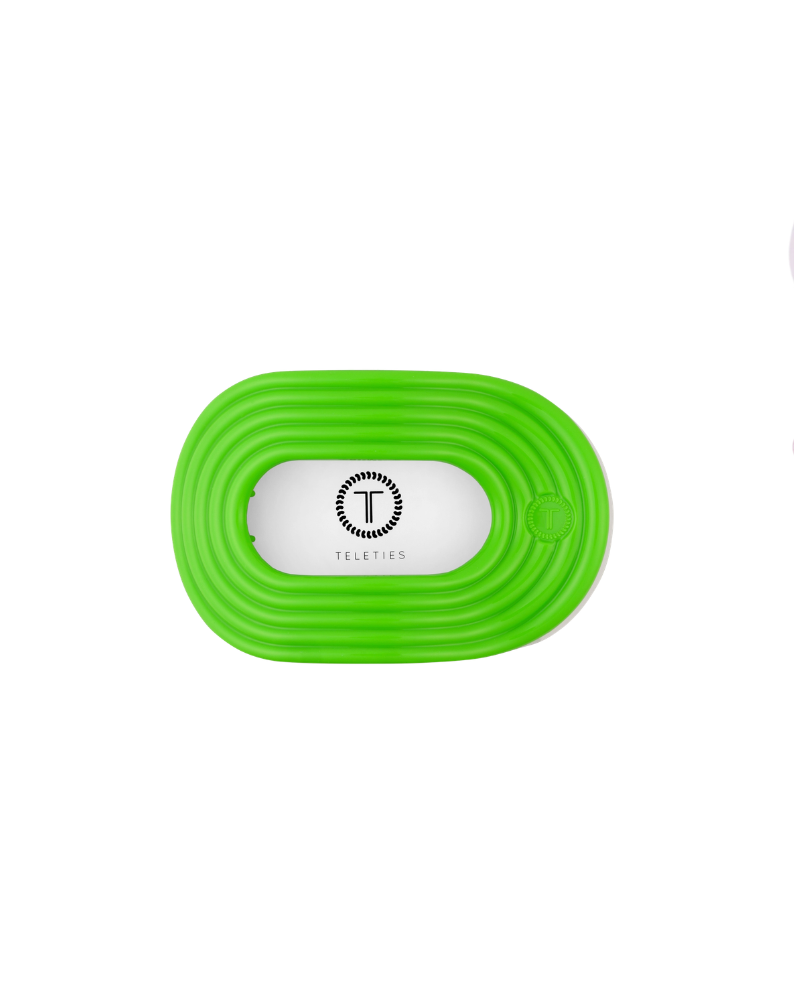 LARGE FLAT ROUND HAIR CLIP-GLOW FOR IT