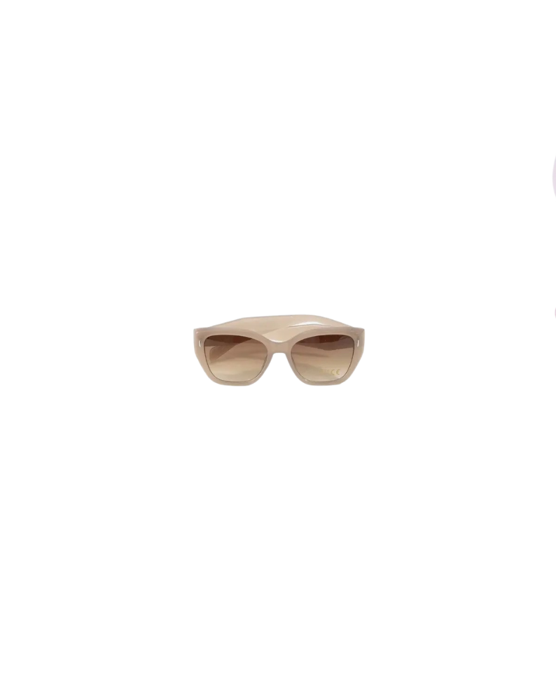 ACETATE CAT EYE SUNGLASSES-SMOKEY GREY