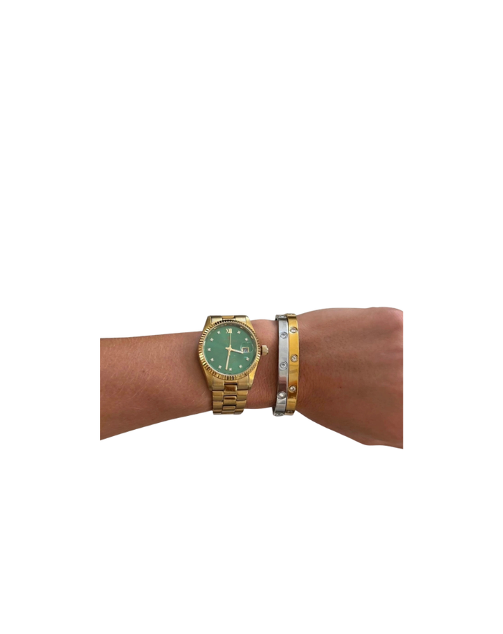 LUXE BANGLE-SILVER