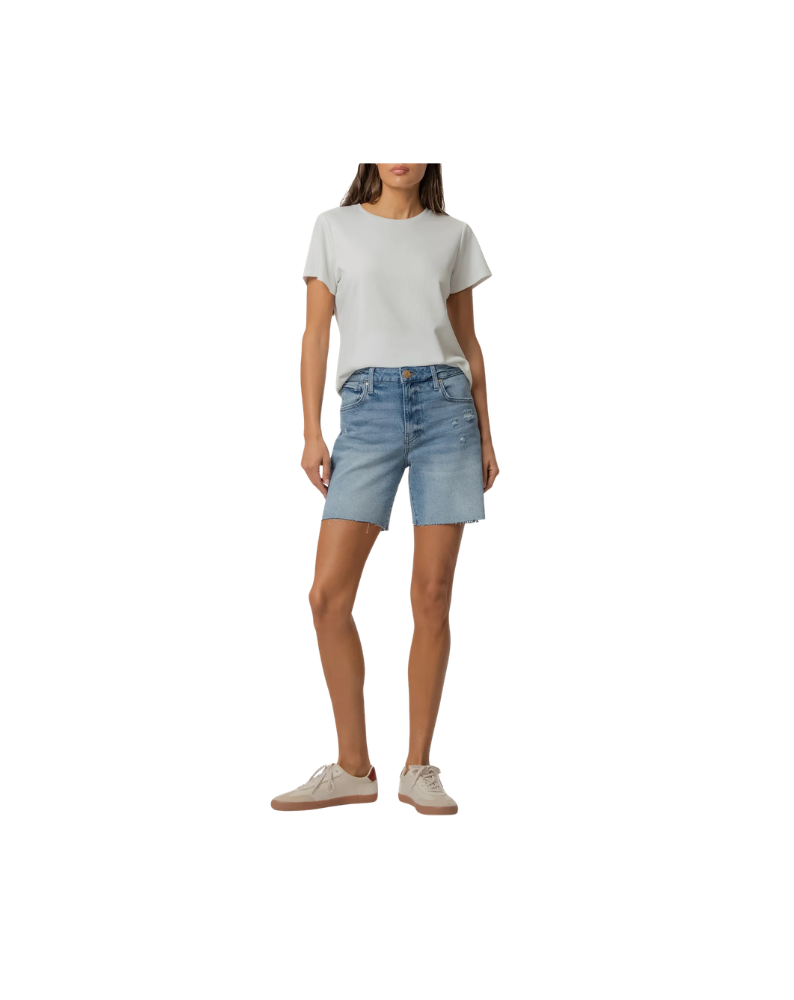 HAILEY HIGH RISE SHORT W RAW HEM-FOCUS
