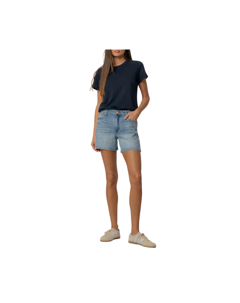 JANE HIGH RISE SHORT W REGULAR HEM-PEACEFUL