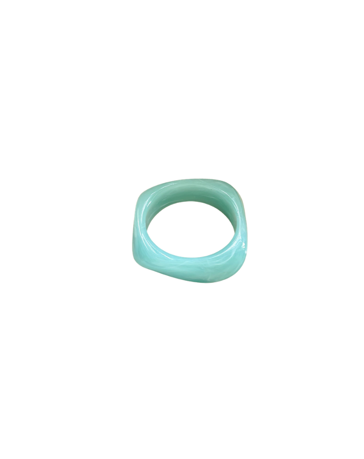 IRREGULAR ACRYLIC BRACELET-BLUE