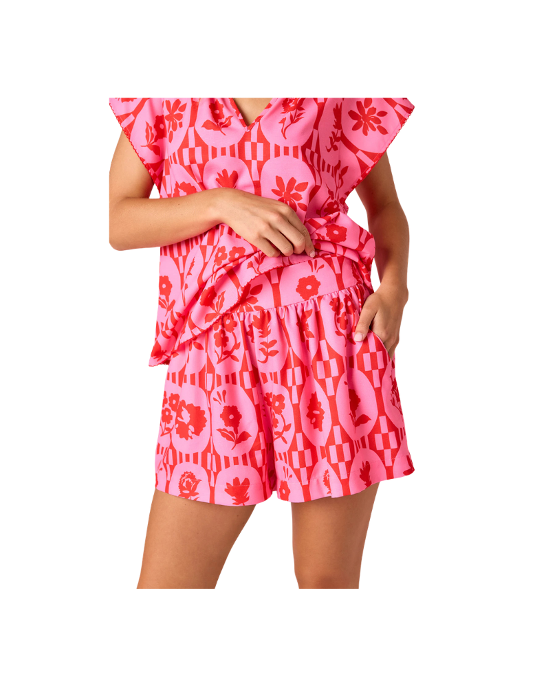 DAWSON SHORT-PARTERRE FLORAL