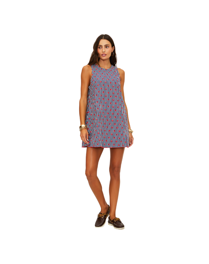 CAPRINA MINI DRESS-STAR SPANGLED SEAS