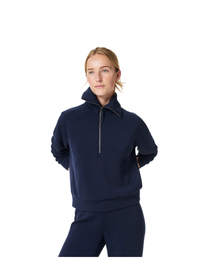 AIRESSENTIALS HALF ZIP-TIMELESS NAVY