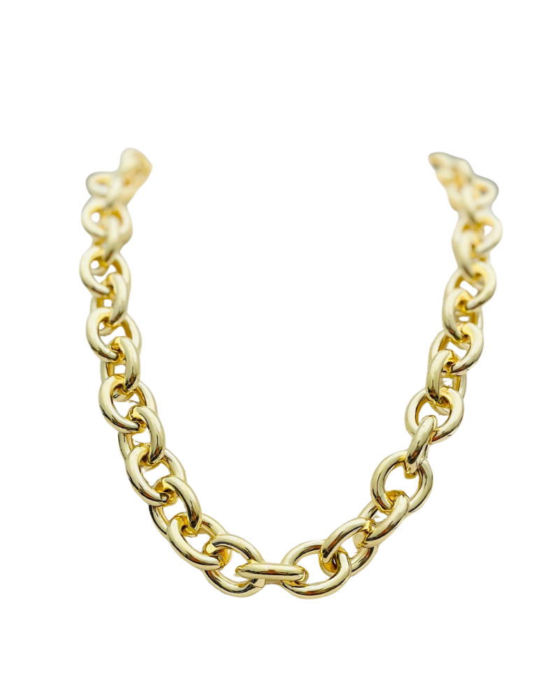 BAYSIDE CHAIN NECKLACE-GOLD