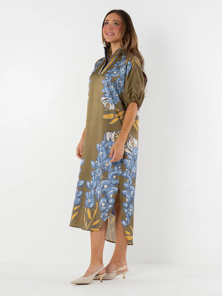 POPPY CAFTAN-BLUE BONNET