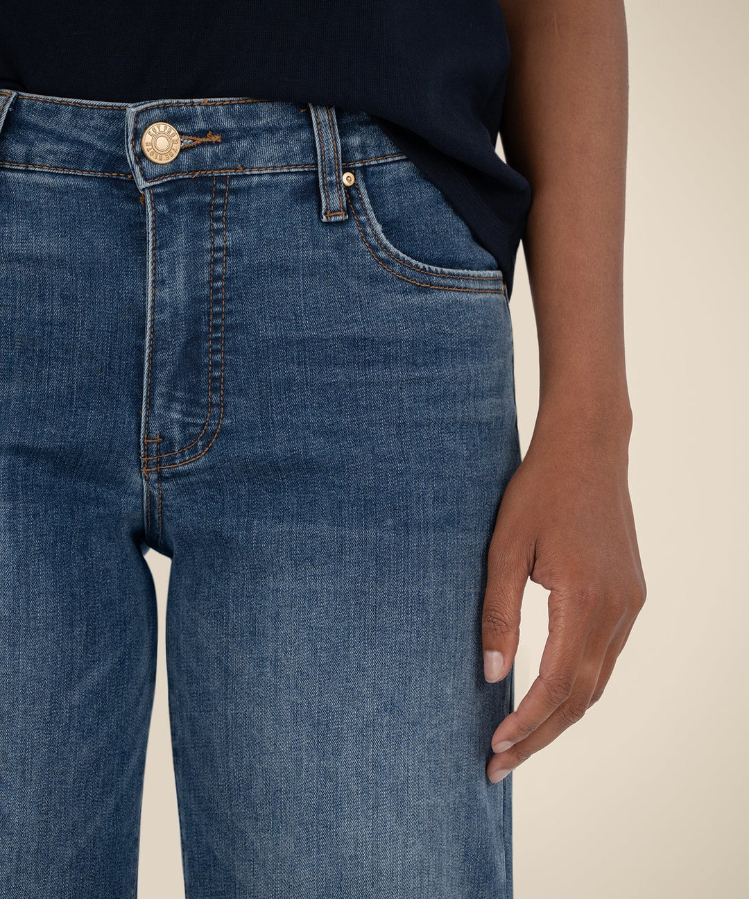 CHARLOTTE HIGH RISE FAB AB WIDE LEG-HISTORICAL