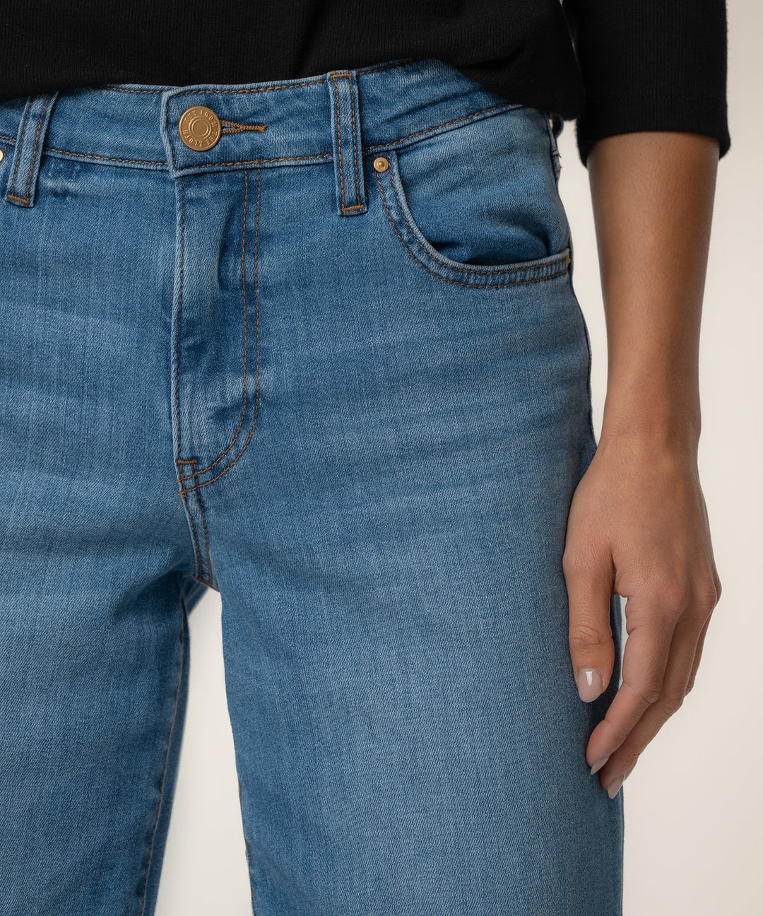 CHARLOTTE HIGH RISE WIDE LEG WITH RAW HEM-SOARING