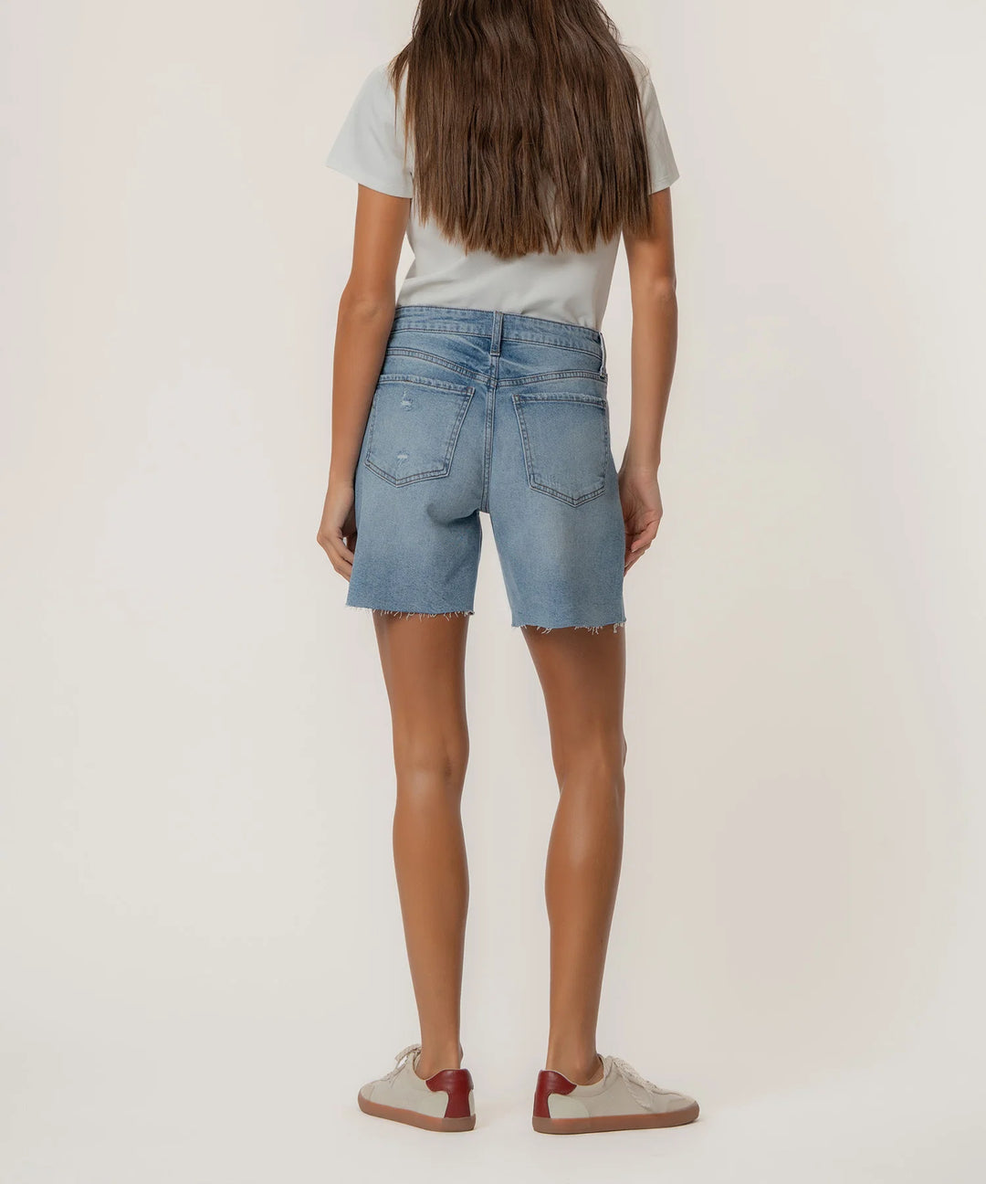 HAILEY HIGH RISE SHORT W RAW HEM-FOCUS