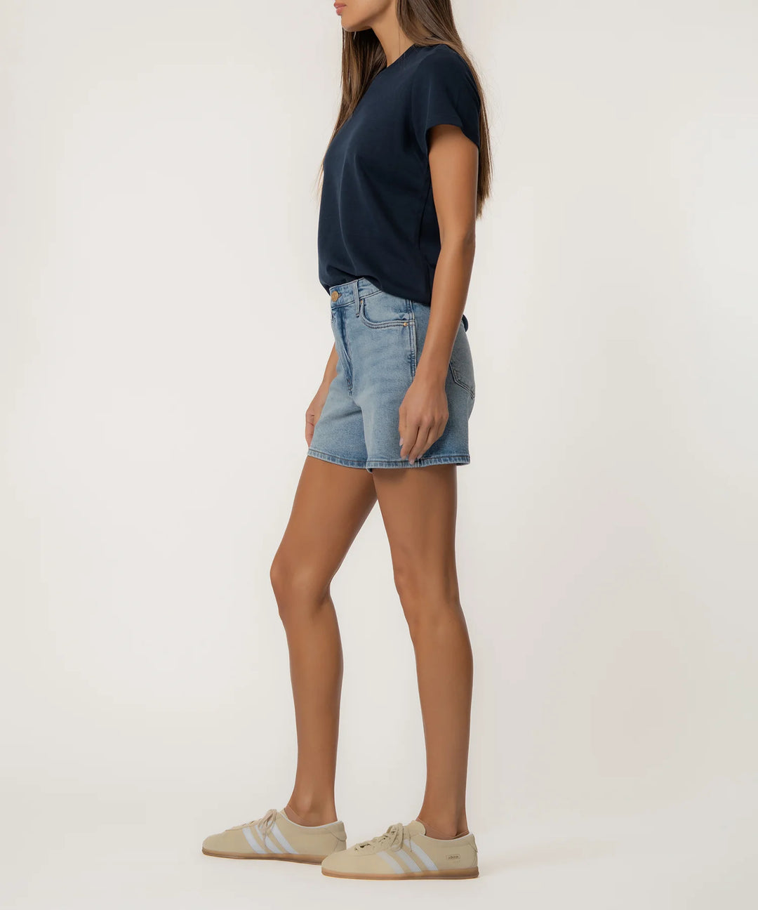 JANE HIGH RISE SHORT W REGULAR HEM-PEACEFUL