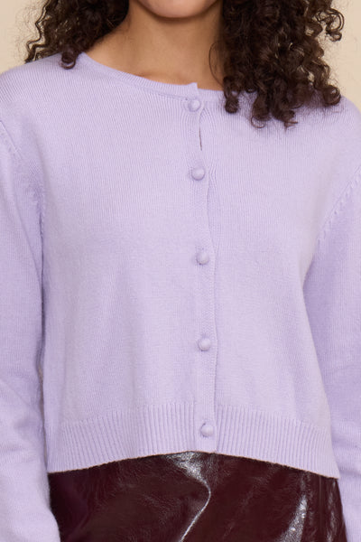 JUDD CARDIGAN-LAVENDER
