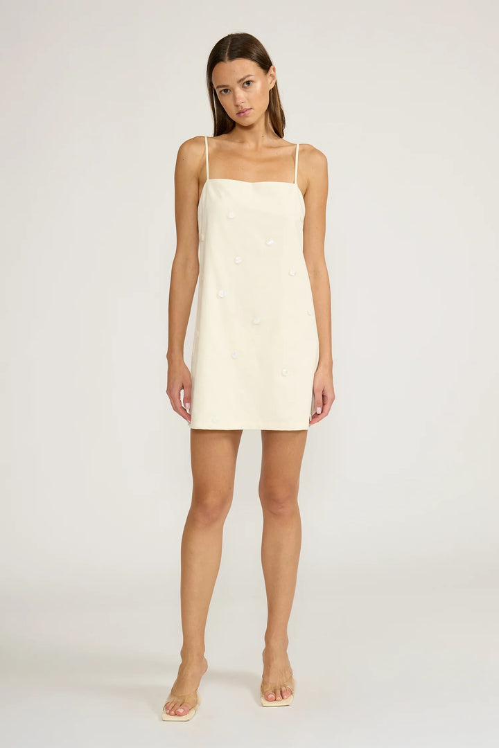 MATIARA MINI DRESS-IVORY