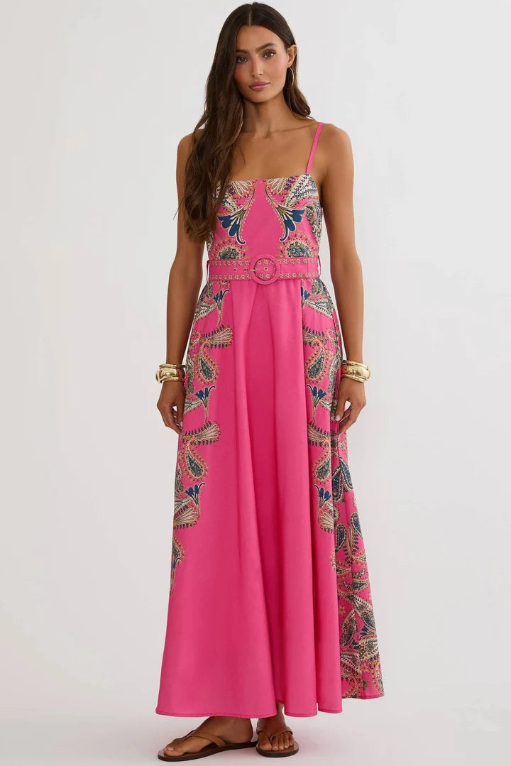 RIANNE DRESS-CAPRI SOLEIL PAISLEY
