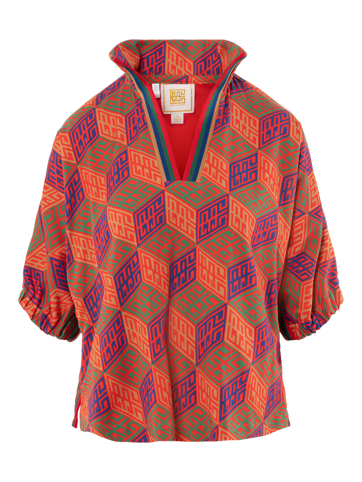 POPPY TOP-VINTAGE MONOGRAM