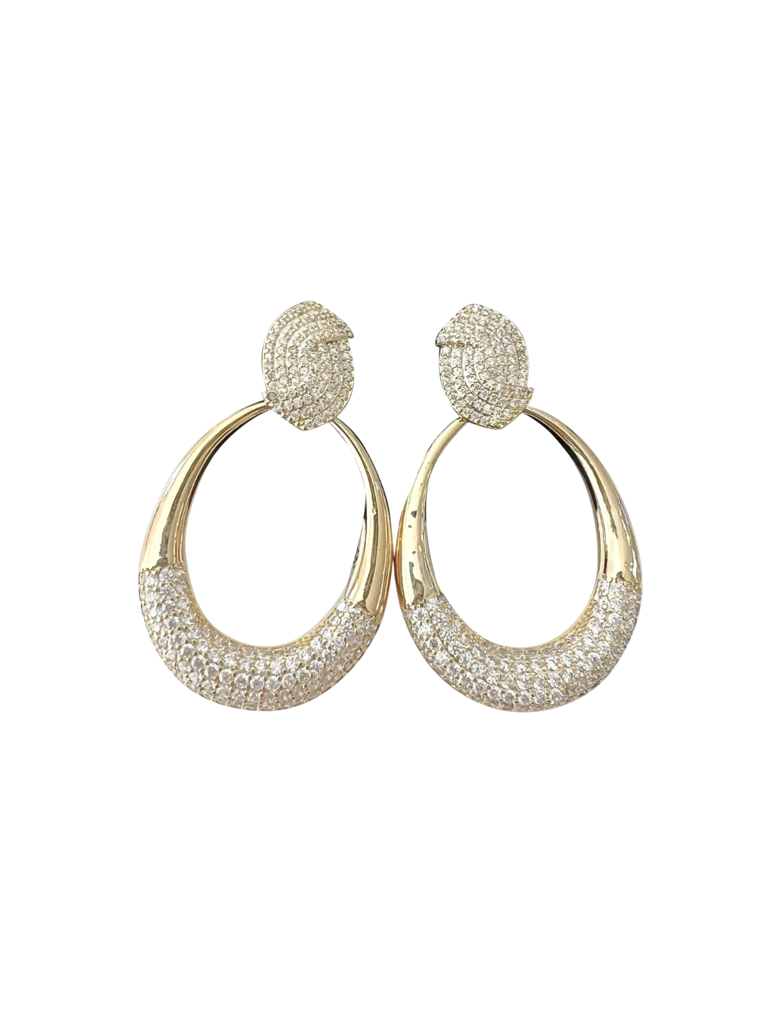 GIANNI CZ STATEMENT EARRING