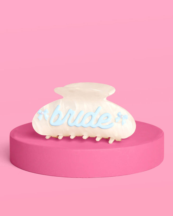 SOMETHING BLUE BRIDE CLIP