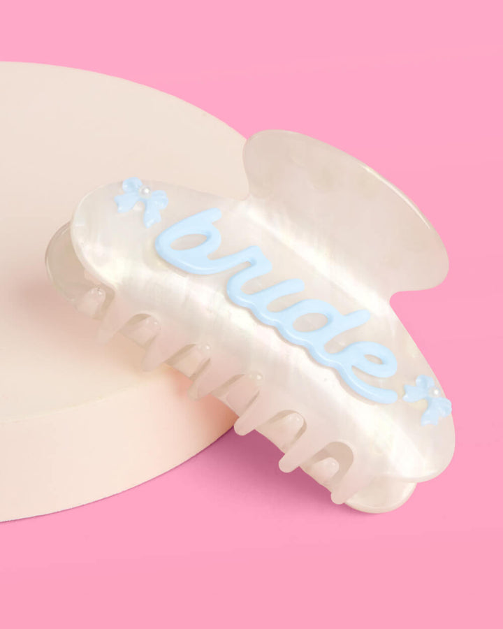 SOMETHING BLUE BRIDE CLIP