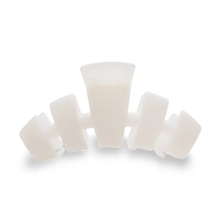 LARGE CLASSIC HAIR CLAW-COCONUT WHITE