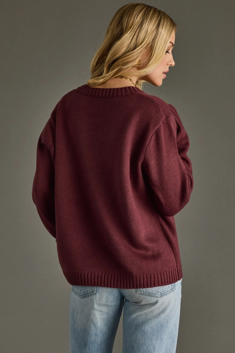 WINE WEATHER SWEATER-WINE