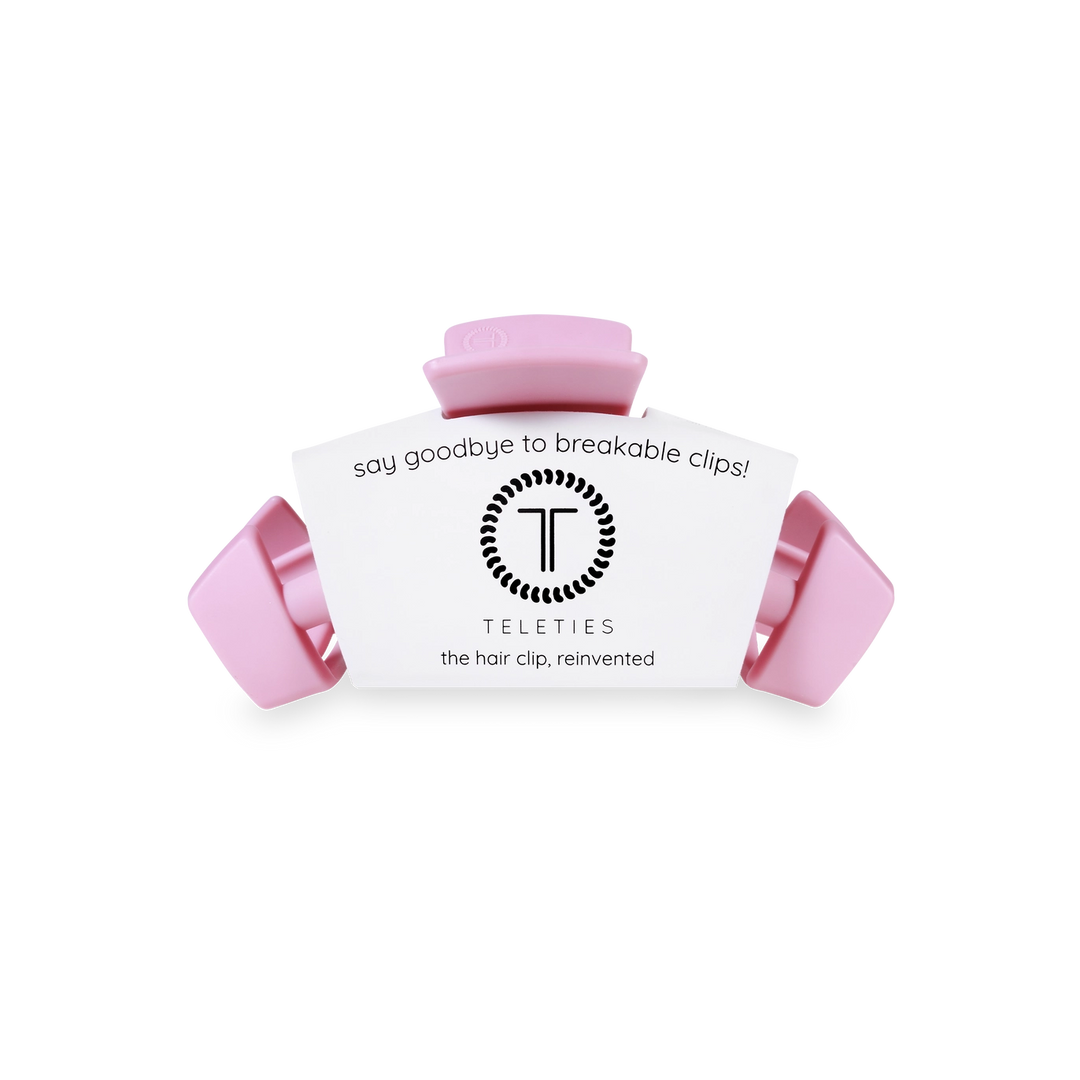 small pink hair claw 