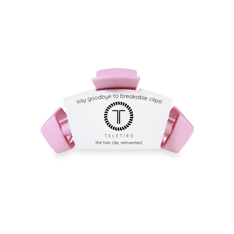 small pink hair claw 