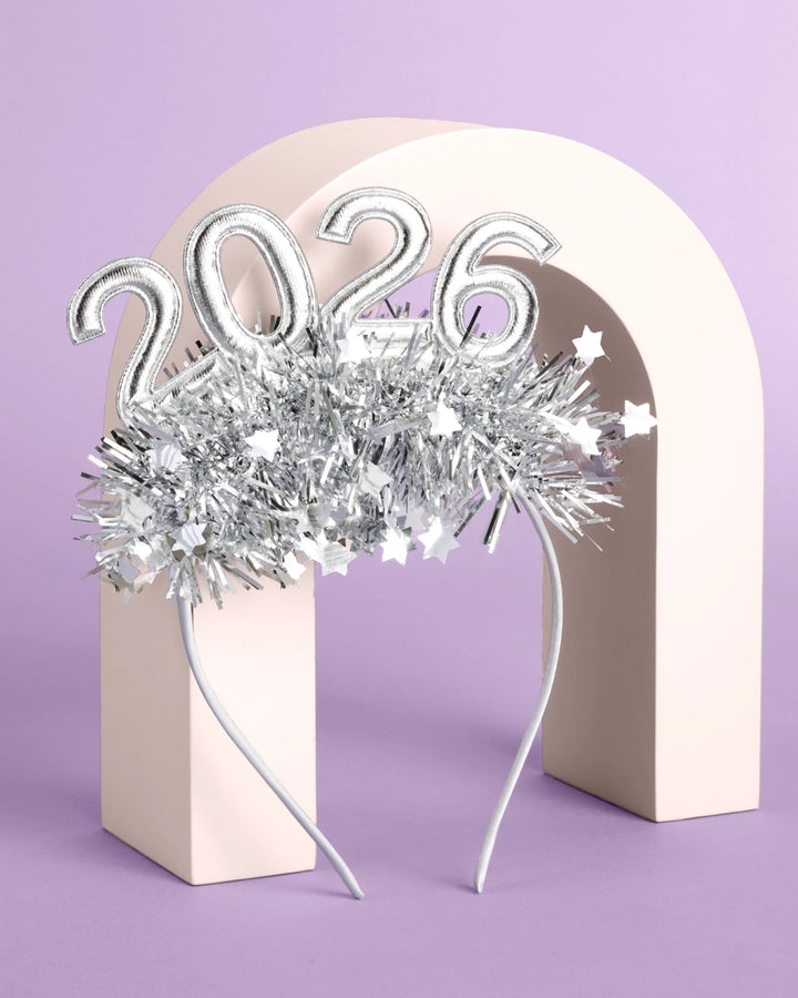 2026 PUFFY HEADBAND-SILVER
