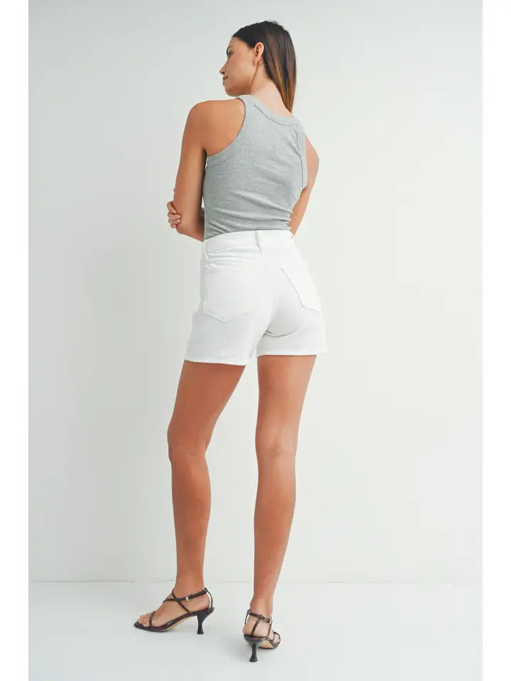 LONG LENGTH SHORT-WHITE