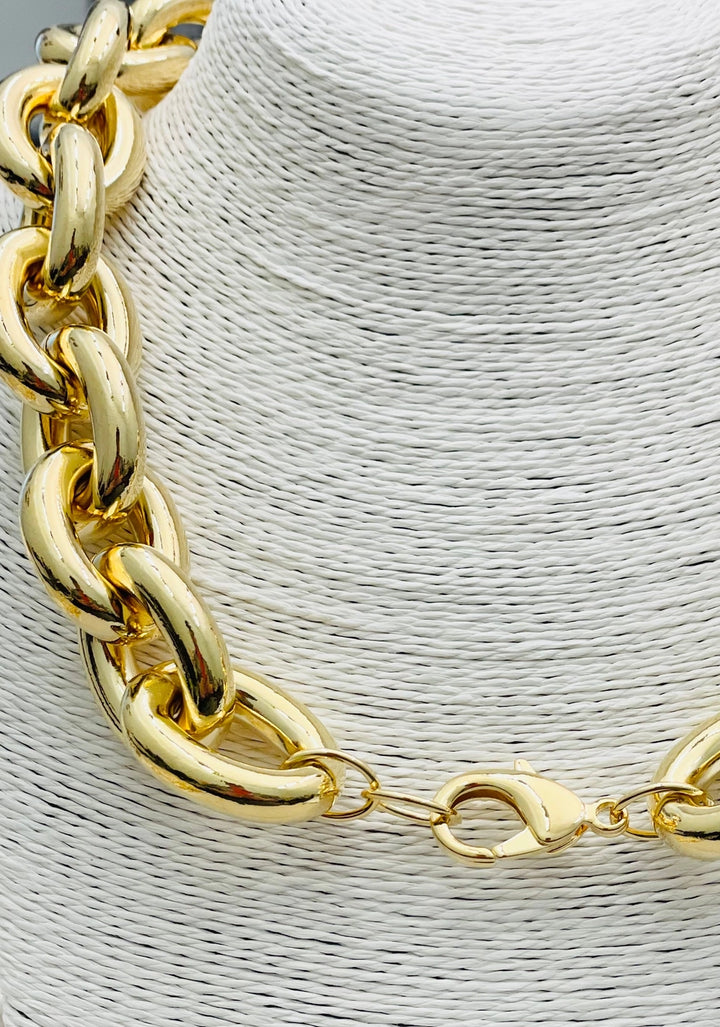 THE BIG DOG CHAIN NECKLACE-GOLD