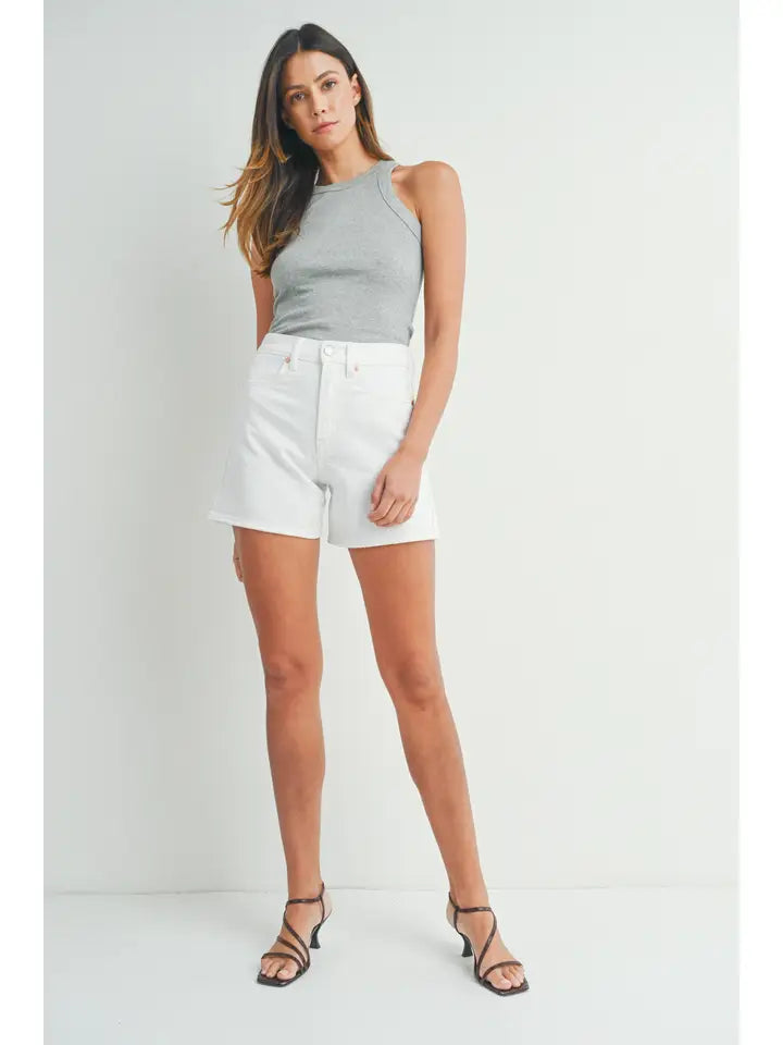 LONG LENGTH SHORT-WHITE