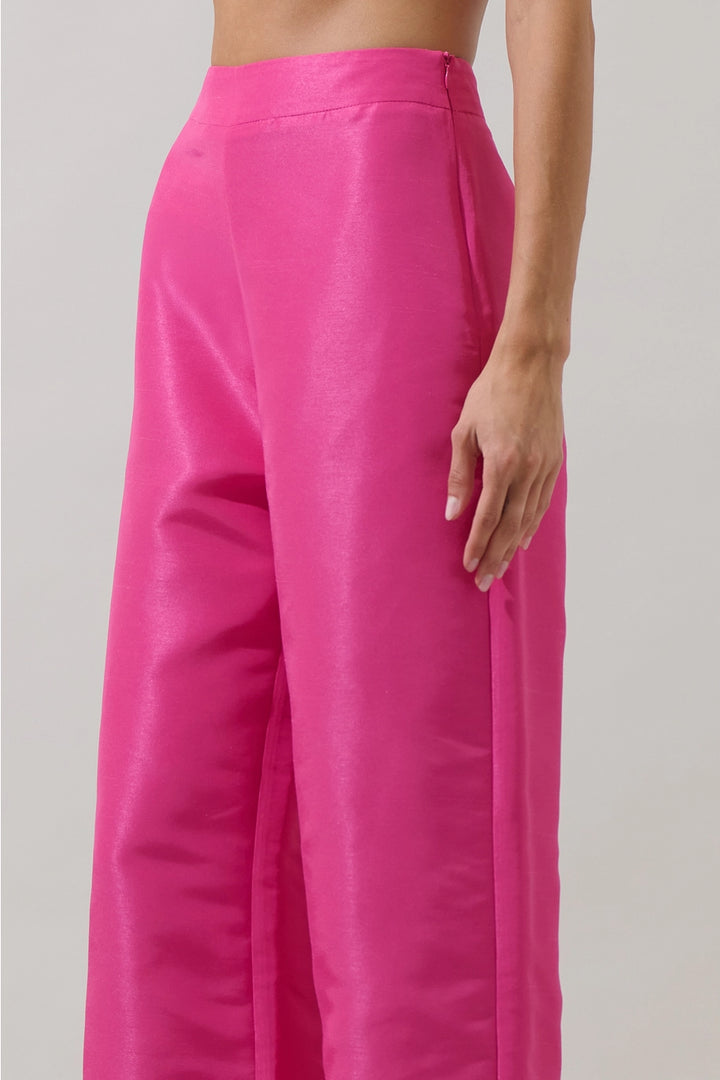 HESTIA WIDE LEG PANT-FUSCHIA