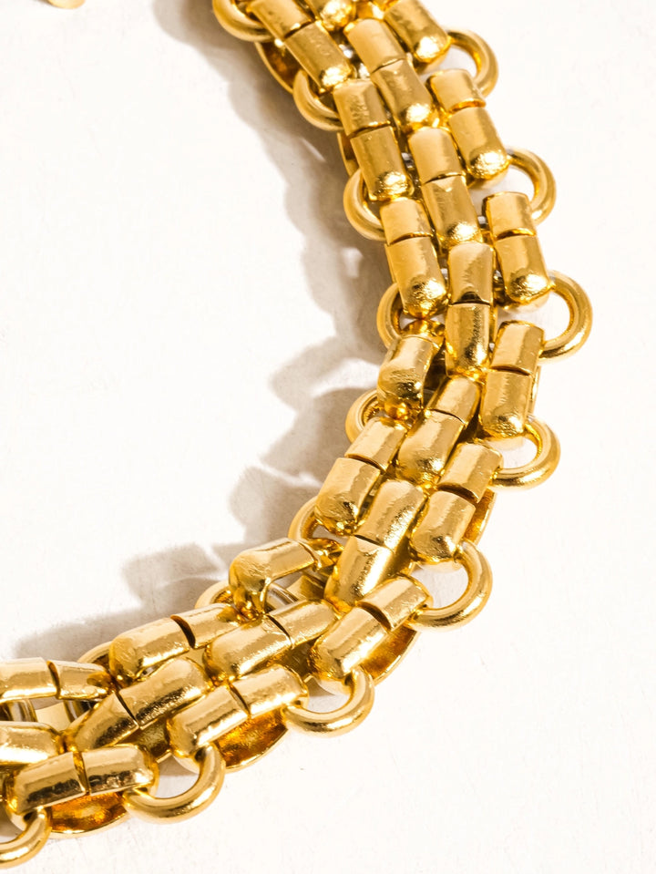 DONNI 18K BOLD WEAVE BRACELET