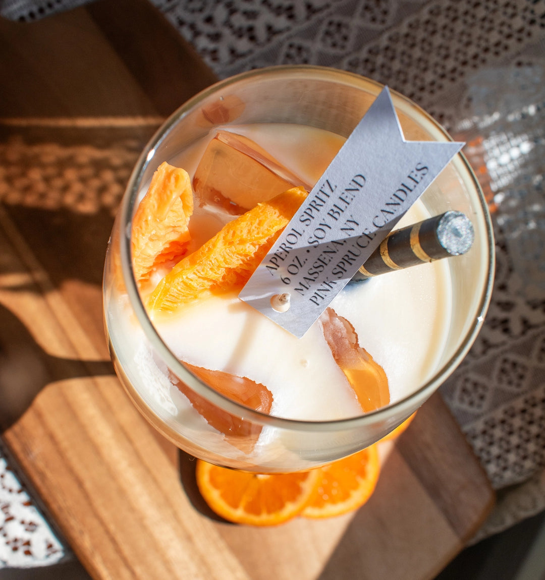 APEROL SPRITZ CANDLE