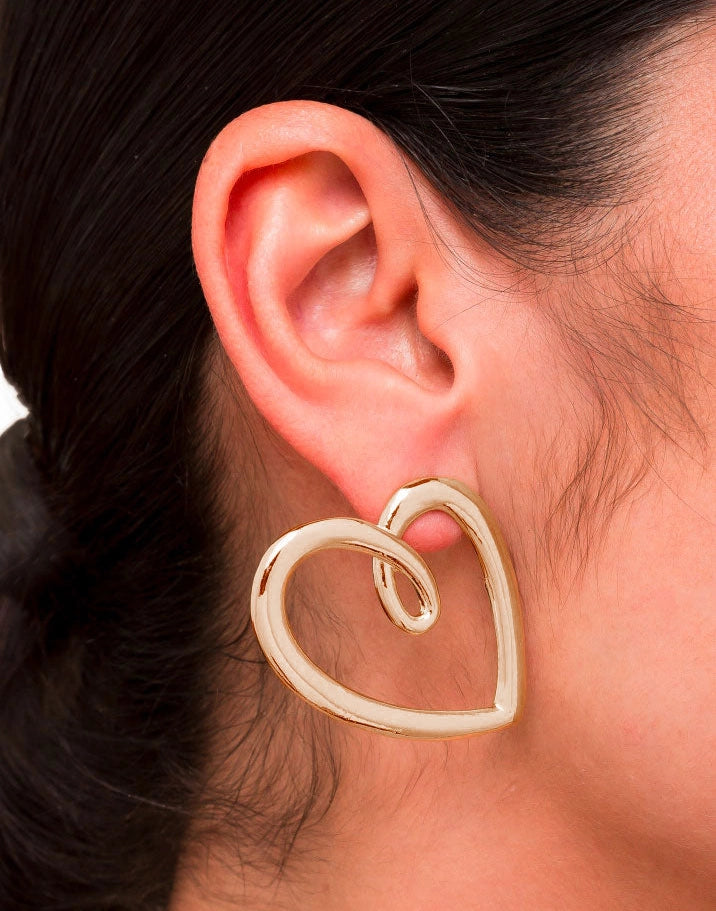 FINDING LOVE STUDS-GOLD