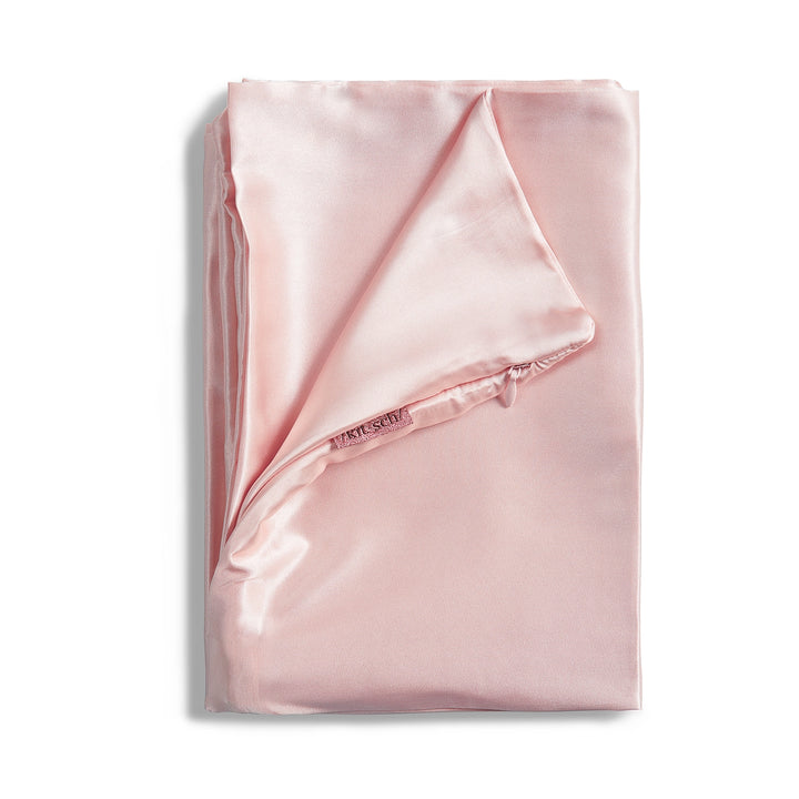 SATIN STANDARD PILLOWCASE-BLUSH